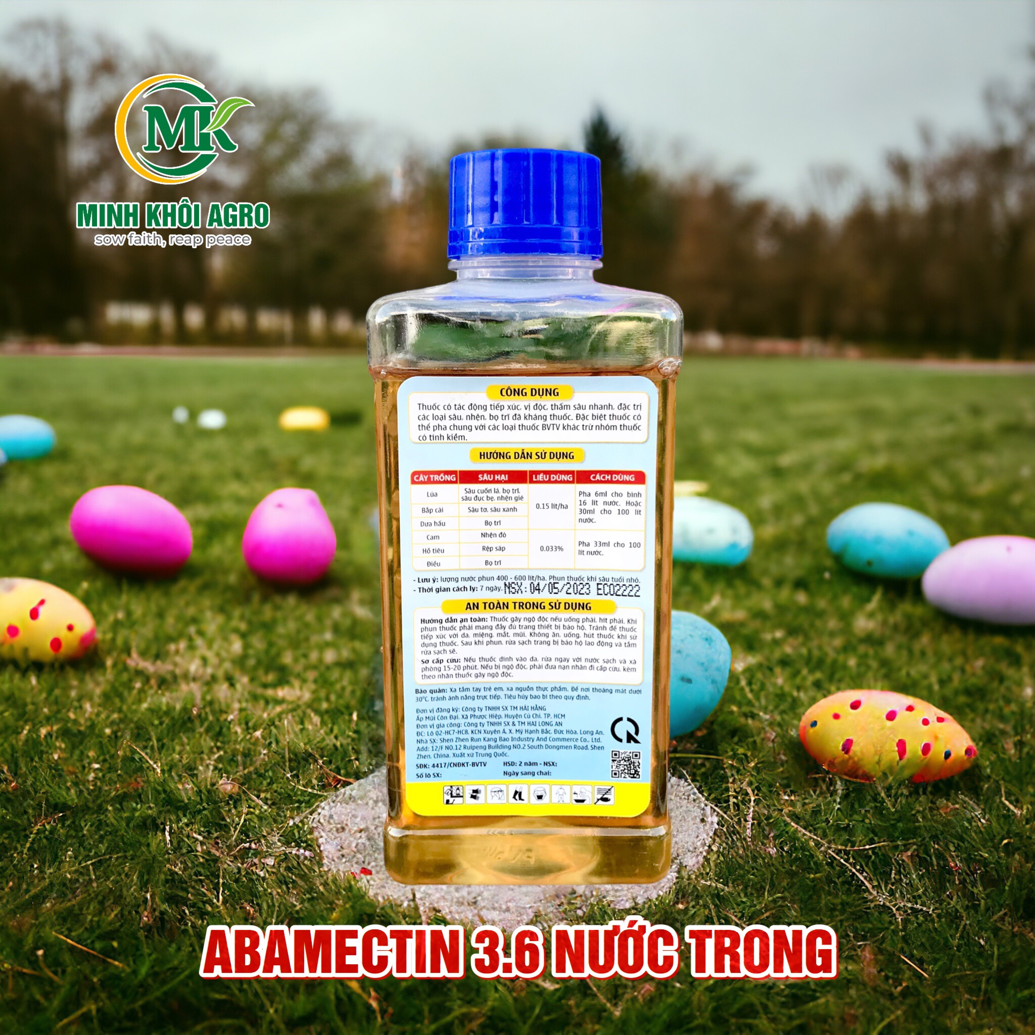 Haihamec 3.6EC (Abamectin 3.6 nước trong) - Chai 450ml